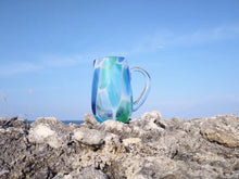 画像をギャラリービューアに読み込む, 海想 大たるジョッキグラス 青