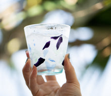 画像をギャラリービューアに読み込む, アクアリーフ 広口グラス ショートサイズ 青