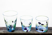 画像をギャラリービューアに読み込む, アクアリーフ ロックグラス 青