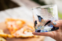 画像をギャラリービューアに読み込む, アクアリーフ ロックグラス 青