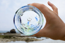 画像をギャラリービューアに読み込む, アクアリーフ ロックグラス 青