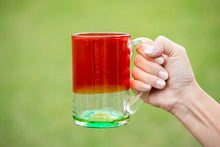 画像をギャラリービューアに読み込む, 残波の夕日 ジョッキ 緑