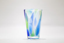 画像をギャラリービューアに読み込む, 海想 ビアグラス 青