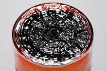 画像をギャラリービューアに読み込む, 残波の夕日 ロックグラス 赤黒