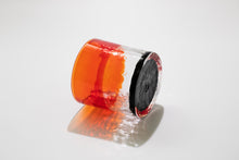 画像をギャラリービューアに読み込む, 残波の夕日 ロックグラス 赤黒