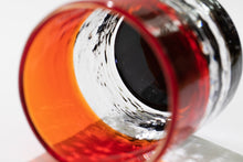 画像をギャラリービューアに読み込む, 残波の夕日 ロックグラス 赤黒