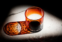 画像をギャラリービューアに読み込む, 残波の夕日 ロックグラス 赤黒