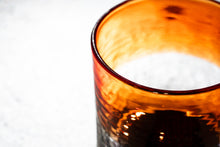 画像をギャラリービューアに読み込む, 残波の夕日 ロックグラス 赤黒