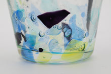 画像をギャラリービューアに読み込む, アクアリーフ 広口グラス ショートサイズ 青