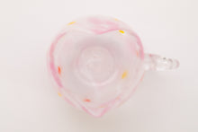 画像をギャラリービューアに読み込む, 花あかり ハート型グラス 取っ手付き