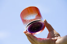 画像をギャラリービューアに読み込む, 残波の夕日 ロックグラス 紫