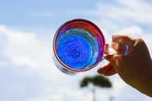 画像をギャラリービューアに読み込む, 残波の夕日 ジョッキ 青