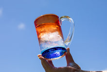 画像をギャラリービューアに読み込む, 残波の夕日 ジョッキ 青