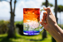 画像をギャラリービューアに読み込む, 残波の夕日 ジョッキ 青