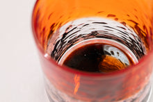 画像をギャラリービューアに読み込む, 残波の夕日 ロックグラス 茶