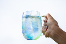 画像をギャラリービューアに読み込む, 海想 大たるジョッキグラス 青