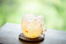 画像をギャラリービューアに読み込む, 花あかり ハート型グラス 取っ手付き