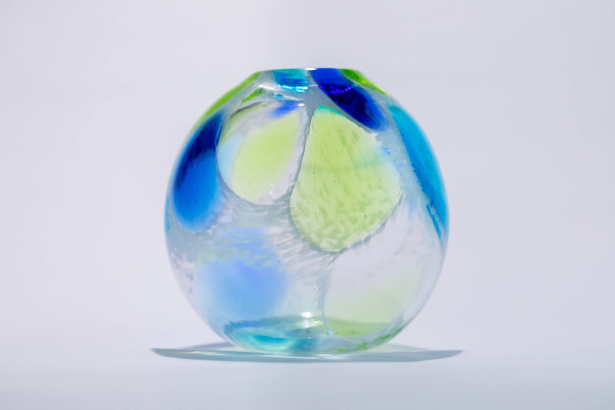 琉球*海花セール　カラフル エアファーン　0529-5 琉球ガラスの海風 花あかり たるグラス オンラインストア 人気