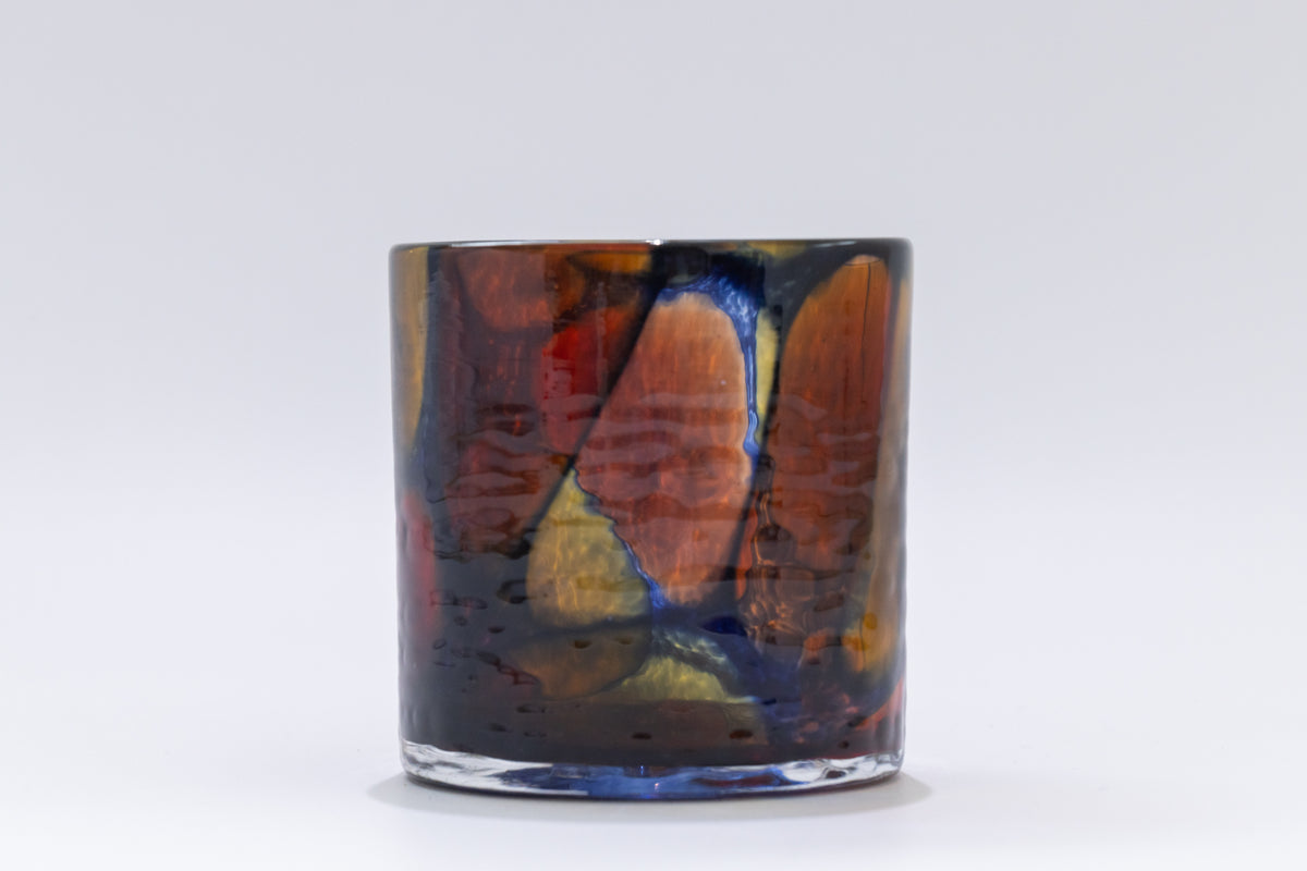 沖縄・琉球ガラスランプ・赤　ハンドメイド 沖縄 琉球ガラスランプ・照明・ライト赤・ハンドメイド 1点物