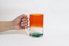 画像をギャラリービューアに読み込む, 残波の夕日(ジョッキ) - RYUKYU GLASS WORKS 海風