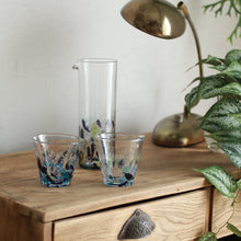 画像をギャラリービューアに読み込む, アクアリーフ 広口グラス ショートサイズ 青
