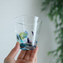 画像をギャラリービューアに読み込む, アクアリーフ 広口グラス ショートサイズ 青