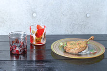 画像をギャラリービューアに読み込む, 海想 ロックグラス 赤