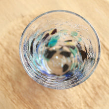 画像をギャラリービューアに読み込む, アクアリーフ 広口グラス ショートサイズ 青