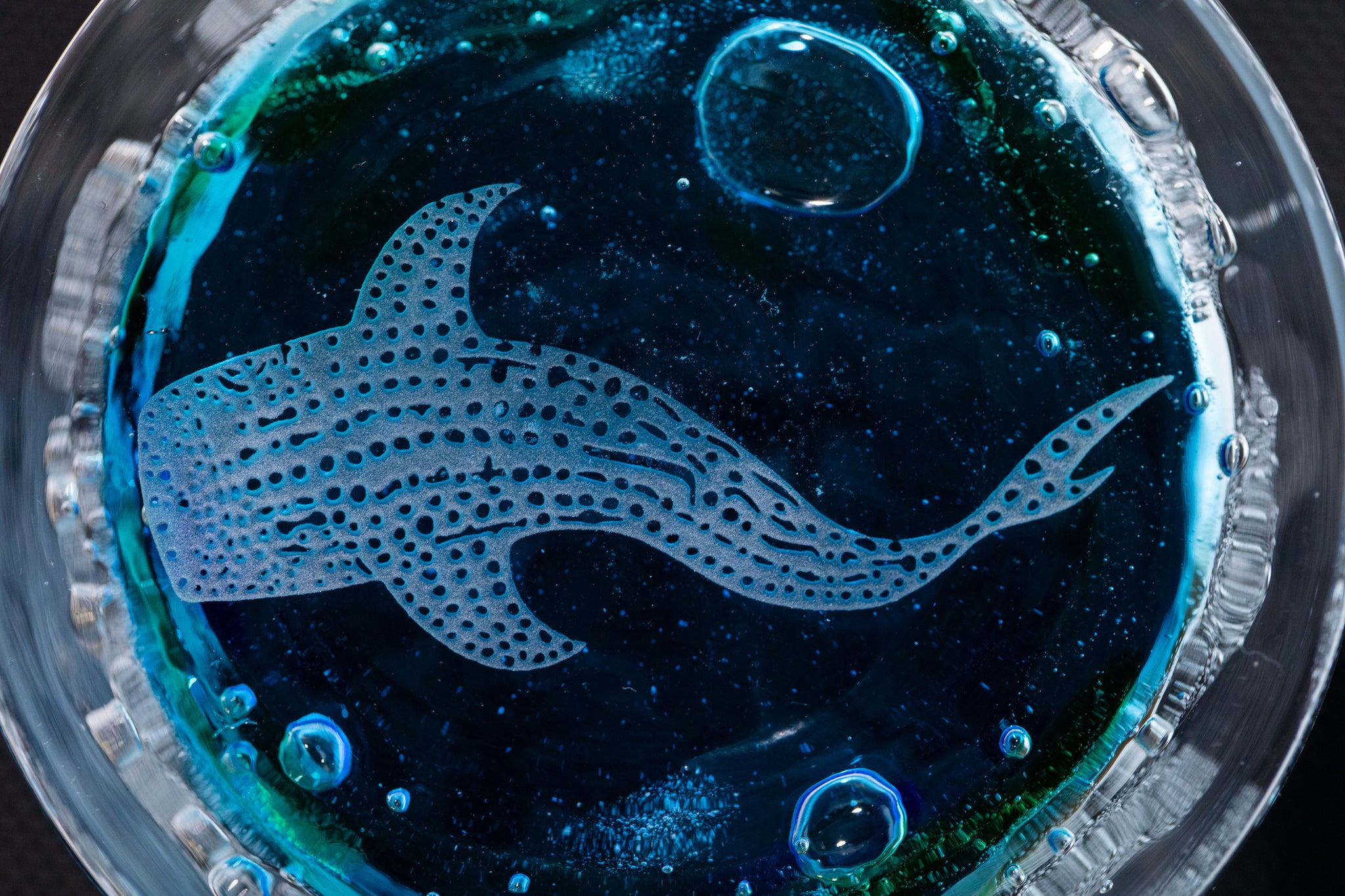 ⑩❣️蘭❣️★Ｎｏ1538 琉球ガラスナギット★海の中のエメラルド★12個 ⑩❣️蘭❣️様専用☆No1538 琉球ガラスナギット☆海の中のエメラルド