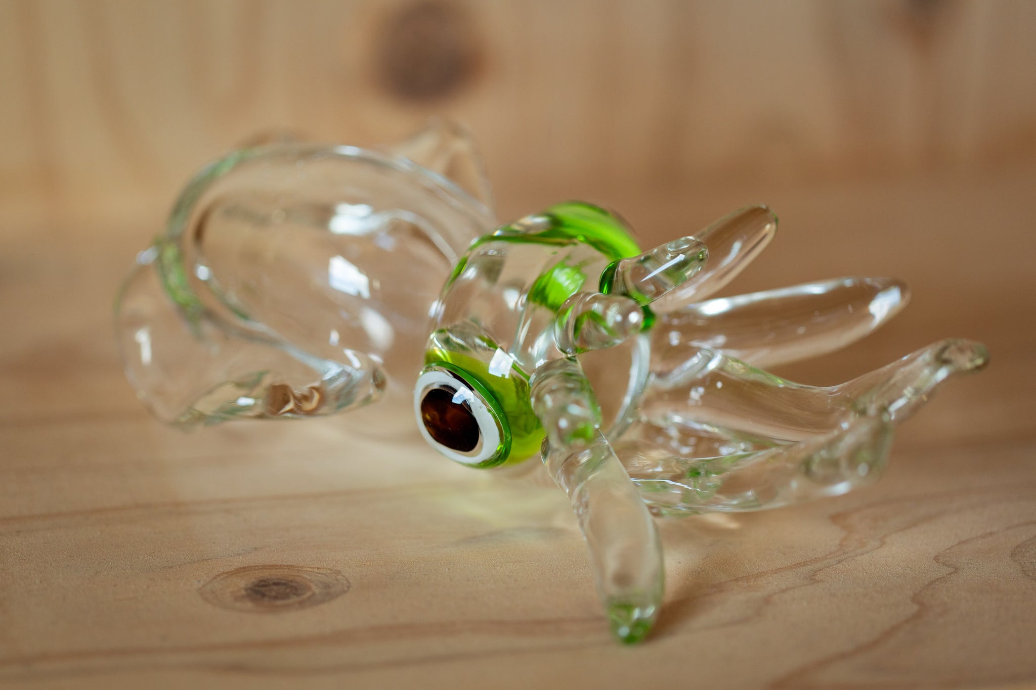 イカの置物 琉球ガラスの海風 オンラインストア 人気商品 手作り