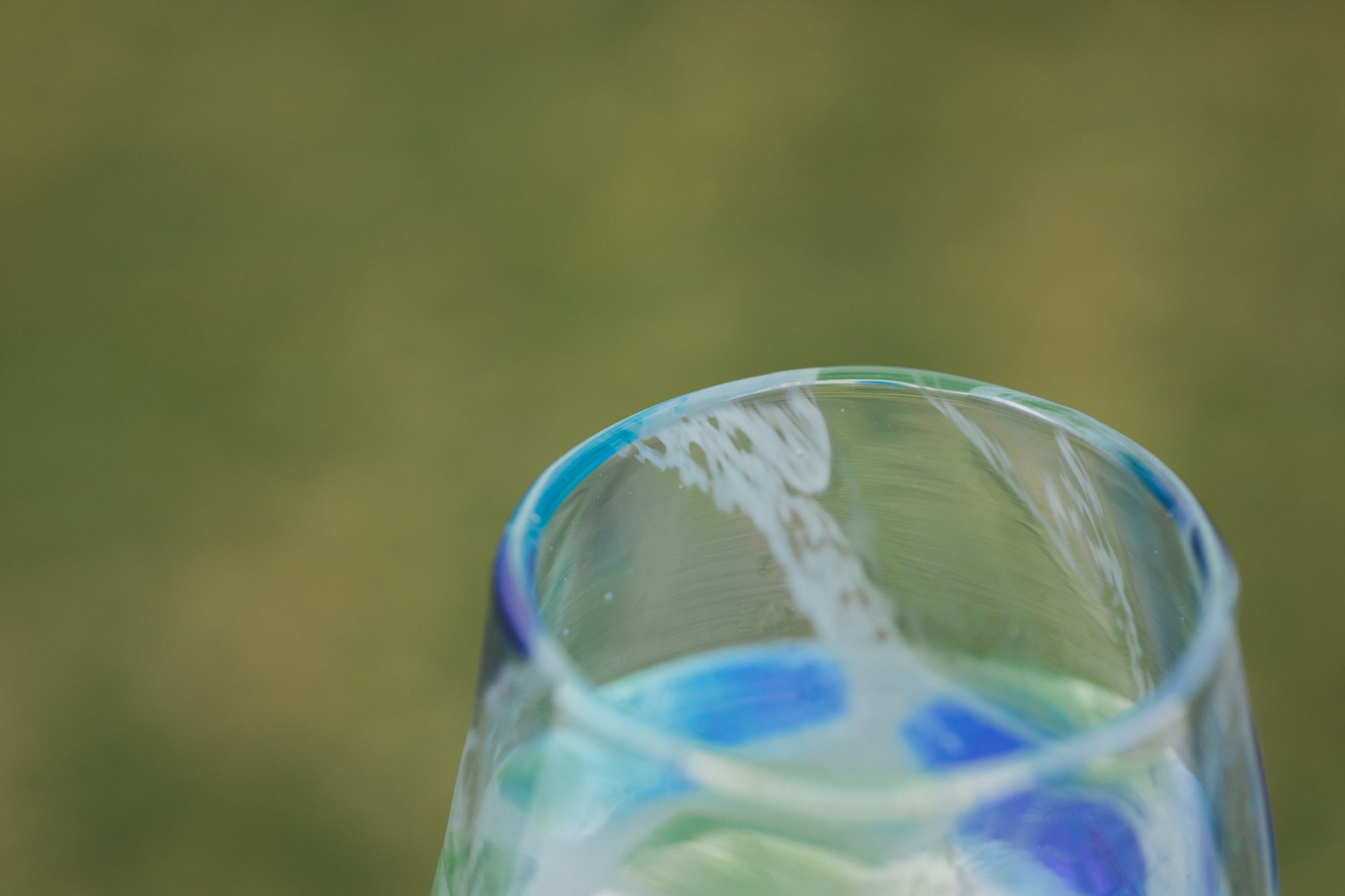 イベント限定品　tarptotarp GLASS グラス 五光牧場 琉球ガラスの海風 海想グラス 青 オンラインストア 人気商品