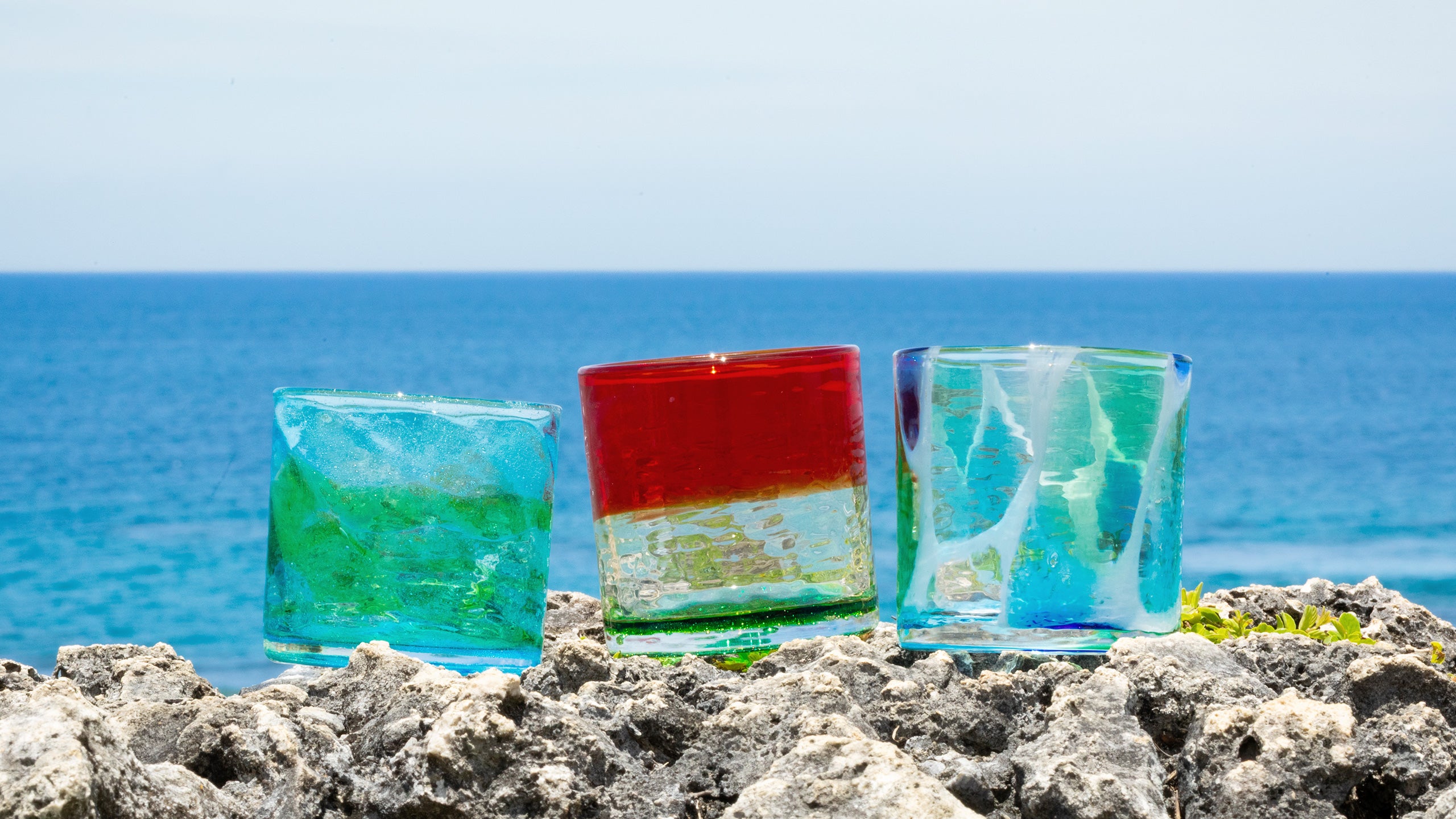 RYUKYU GLASS WORKS 海風 琉球ガラス工房 吹きガラス体験 オンライン通販