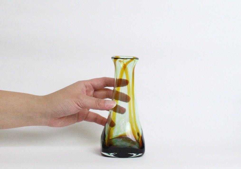 ガジュマル花瓶（ロングタイプ） - RYUKYU GLASS WORKS 海風