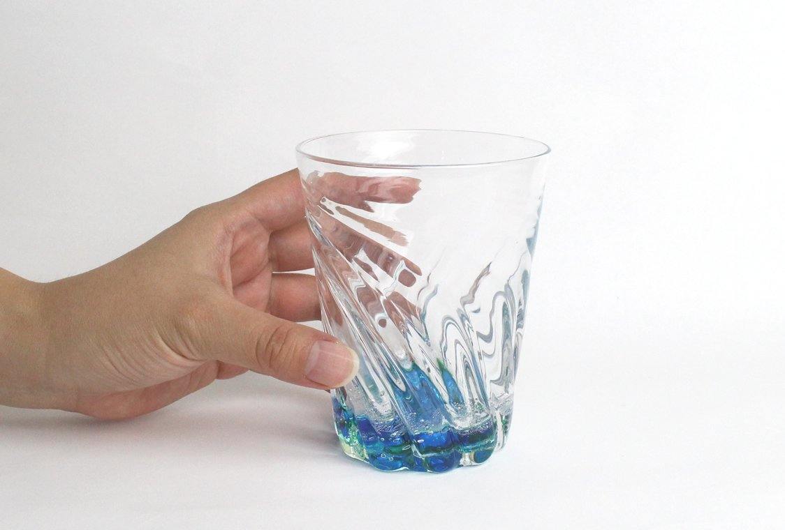 オキナワオーシャン　モールタンブラー - RYUKYU GLASS WORKS 海風