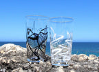 ポロロカータンブラー　黒 - RYUKYU GLASS WORKS 海風
