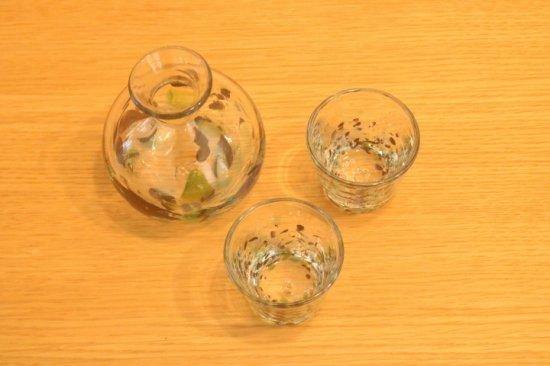 琉球ガラスの海風 アクアリーフ 徳利 青 オンラインストア 人気