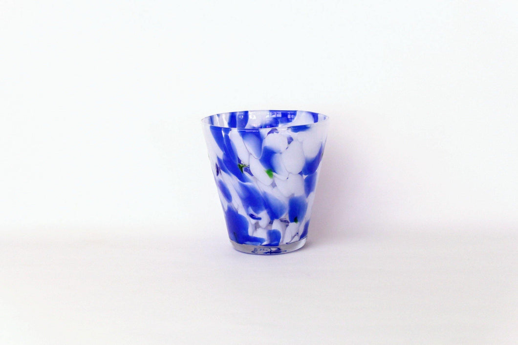 コスモス（3.5インチ広口グラス）　青 - RYUKYU GLASS WORKS 海風