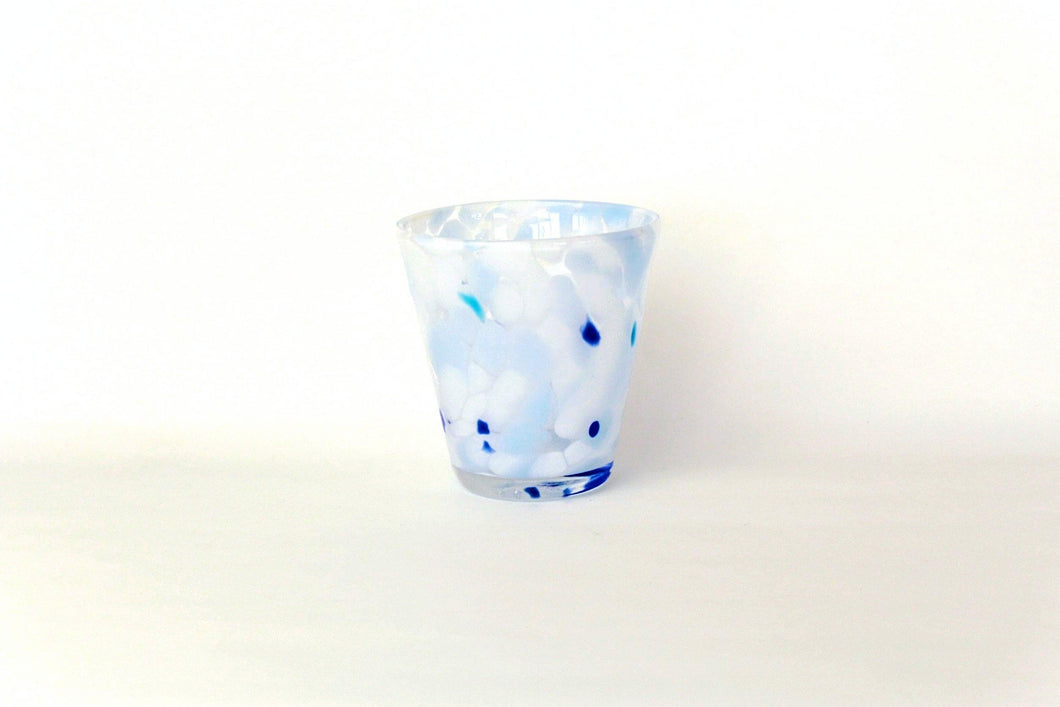 コスモス（3.5インチ広口グラス）　水 - RYUKYU GLASS WORKS 海風