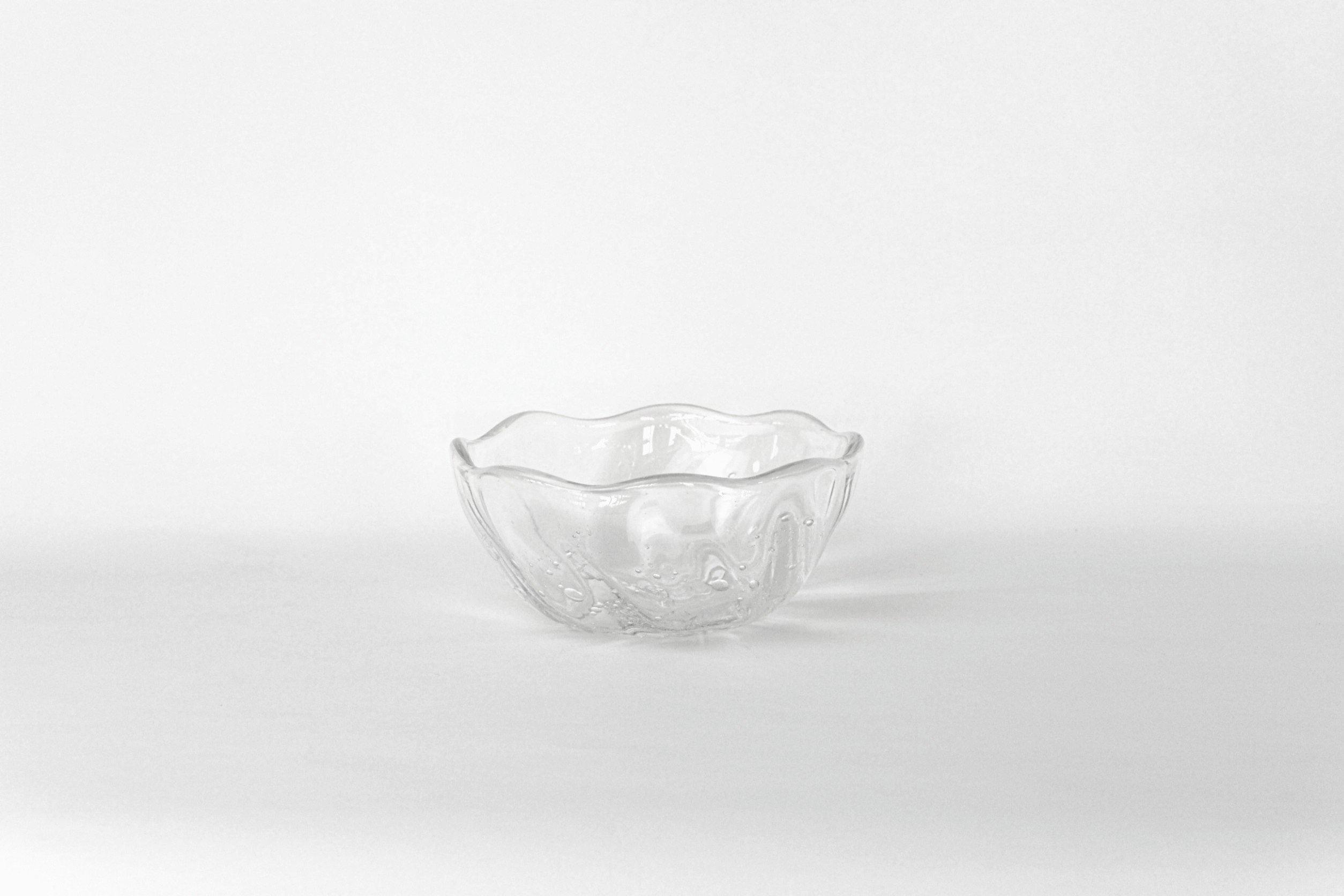 モール小鉢（丸）　クリア - RYUKYU GLASS WORKS 海風